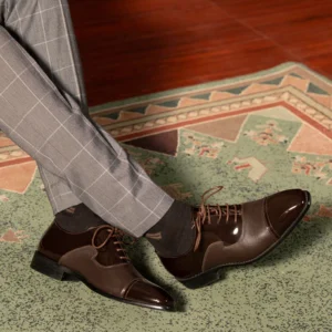 Men Lace Up Leather Formal Shoes